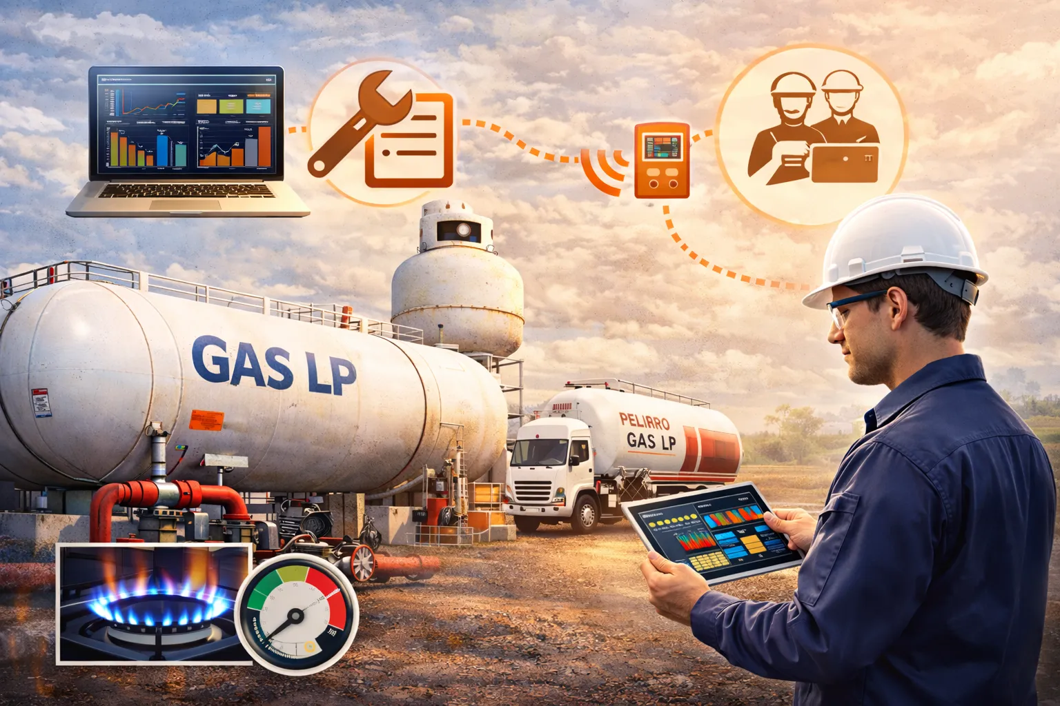Cuando es necesario un dictamen de gas, imagen que acompaña articulo Imagen que accompaña el articulo sobre la necesidad de un dictamen de gas en mexico