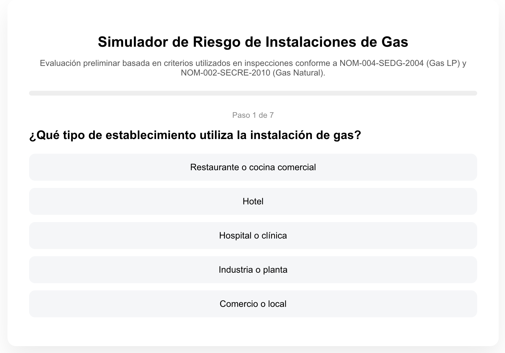 Simulador de riesgos de instalacionesd de gas, imagen destacada de la herramienta